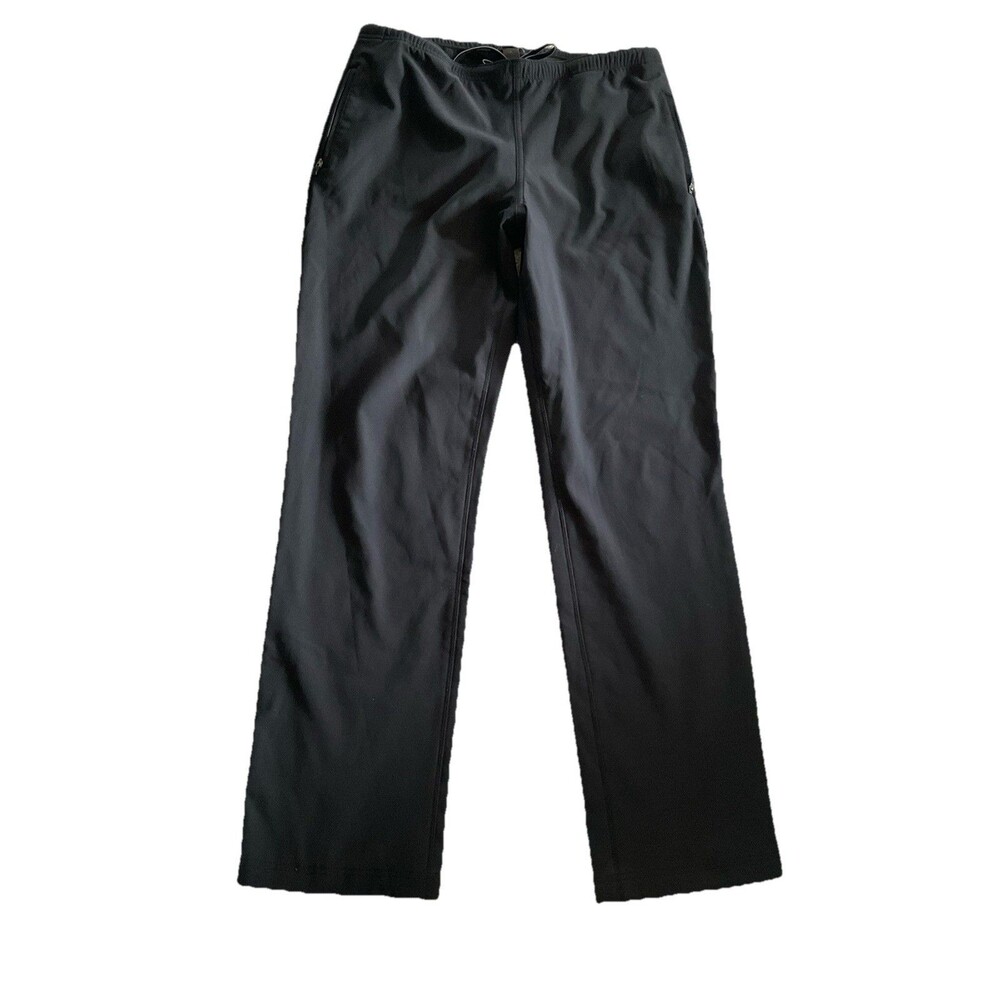 Eddie Bauer Pants Women's  Fleece Lined Pockets Black Medium